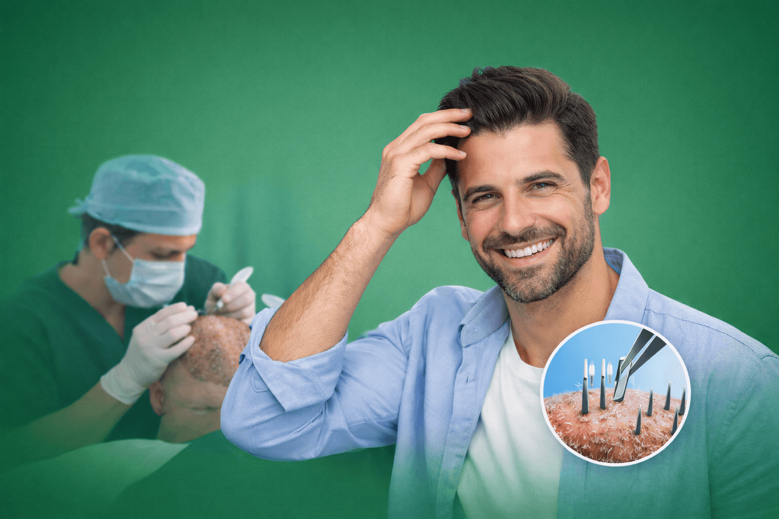 کاشت مو در کلینیک تخصصی و VIP